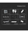 300W LED solcelle straatverlichting - Samsung chip, 4000K
