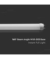 T8 LED Glasrør 9W - Ikke Roterbar, 60cm, 6500K