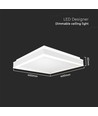 Designer LED-taklampe - 38W, 4000 lumen, 400x400mm, 4000K