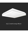 Plafonnier LED Design - 38W, 4000 lumens, 400x400mm, 4000K