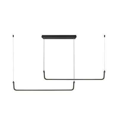Suspension LED 24W - Designer, 4000K, Noir