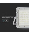 80W Solara LED projektør med solcelle - 800lm, IP65, 6400K, inkl. fjernbetjening og solpanel