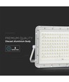 180W LED solcelle lyskaster, 4000K - Inkl. 20W solcellepanel, IP65, fjernkontroll, hvit