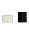 30W Solcelle LED projektør med fjernbetjening - 2600lm, IP65, 6400K, inkl. solpanel og batteri