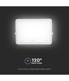 30W Solcelle LED projektør med fjernbetjening - 2600lm, IP65, 6400K, inkl. solpanel og batteri