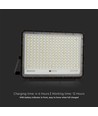 30W LED solcelle lyskaster, 6400K - 2600lm, IP65, inkl. solcellepanel og fjernkontroll, aluminium
