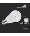 E27 8,5W LED lampa - A60, 3000K, Samsung LED chip, 5 års garanti