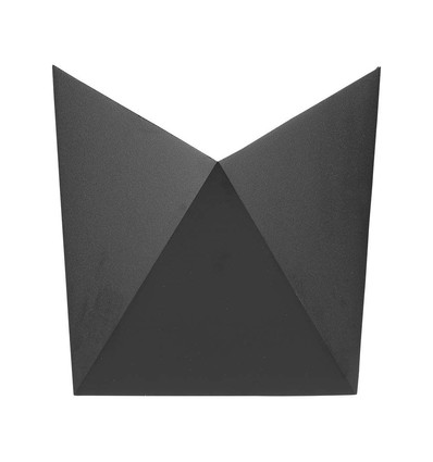 5W LED vägglampa - IP65, svart, 110lm/W, 17,5x17,5cm, aluminium, inkl. ljuskälla