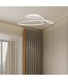 54W LED designer taklampe, dimbar - Ø52cm, hvit, rund, 4000K, Triac dimbar