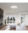 Plafonnier LED designer 18W - Rond, blanc, Ø35cm, 4000K, 1280lm