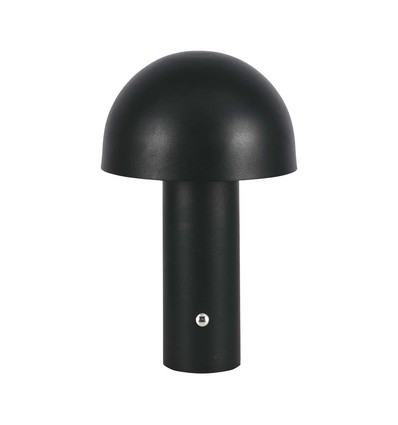 3W oplaadbare LED tafellamp, zwart - 3-in-1 CCT, dimbaar, touch, 5V, 1800mAh batterij