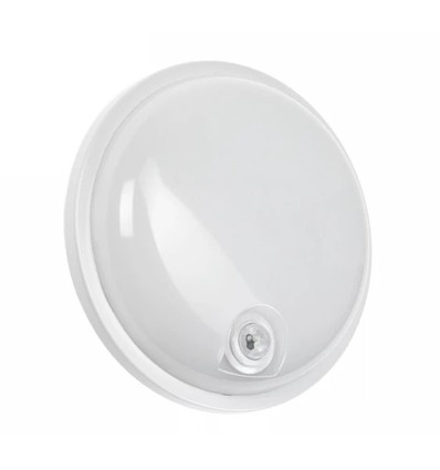 20W LED Technic lamp - IP54, IK07, Rond, 4000K, PIR-sensor