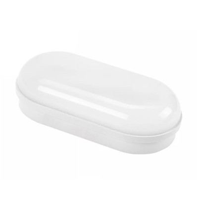 8W LED Technic Væglampe - IP54, IK10, Oval, hvid, inkl. lyskilde