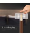 1W oplaadbare LED tafellamp, zandbruin - Touch dimbaar, 3000K, USB-C, 150x300mm