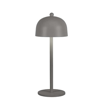 V-Tac Oppladbar bordlampe 3i1 - CCT, grå, IP20, touch dimbar