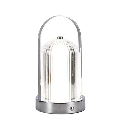 1W oppladbar LED bordlampe, 3-i-1 CCT - Touch dimbar, USB-C, 6-8 timers batteri, antik finish