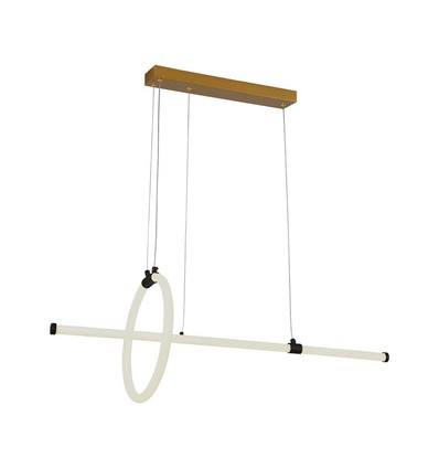 Decoratieve hanglamp voor eettafel, 85 cm - 3000K, zwart