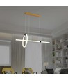 Decoratieve hanglamp voor eettafel, 85 cm - 3000K, zwart