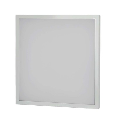 60x60 LED paneel, 36W - 110lm/W, 2-in-1 inbouw of opbouw, witte rand