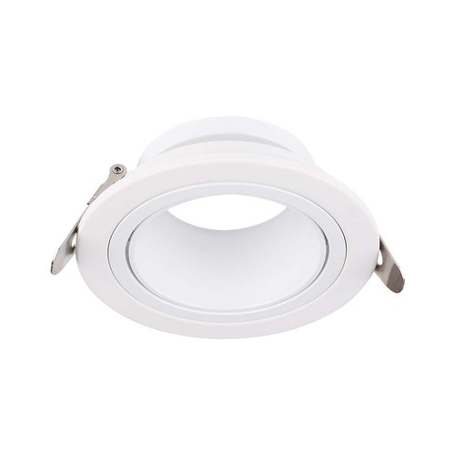 GU10 Downlight Dyp - Rund, hvit, Ø8,75cm, dypt design, blender ikke