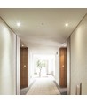 GU10 Downlight Dyp - Rund, hvit, Ø8,75cm, dypt design, blender ikke