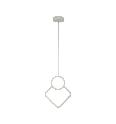 12W LED hanglamp metaal - 105lm/W, wit, 4000K, modern design