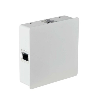 4W kvadratisk LED vegglampe - IP65, hvit, 4000K, 428lm