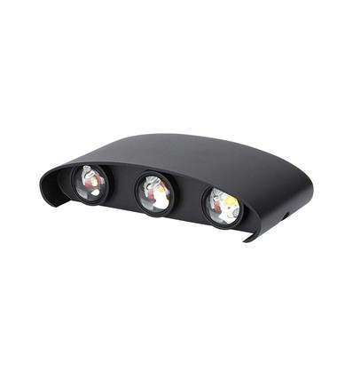 6W Wandlamp - LED, 4000K, Gestraald