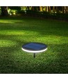 Spot LED solaire 2W avec piquet - IP54, 3000K, noir, panneau solaire 1.8W, batterie incl.