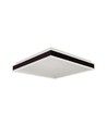 Plafonnier LED designer 18W, carré - Noir, 1490lm, 35x35cm, 4000K, IP20 intérieur