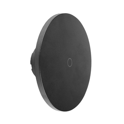 12W rund LED væglampe, sort - CCT, dæmpbar, IP65, 1200lm, inkl. lyskilde