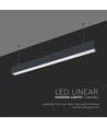 Luminaire suspendu LED 40W dimmable - 120cm, UGR 19