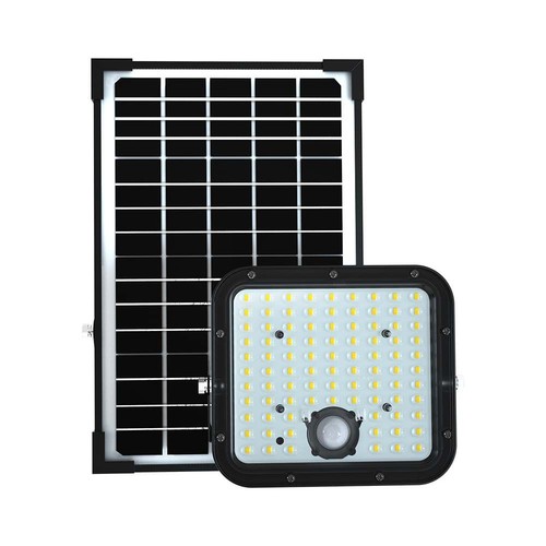 Projecteur LED Solara 30W solaire - IP65, détecteur PIR, 6400K, noir, batterie LiFePO4