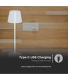 4W - LED, Lampe de table, 3 en 1, Blanc