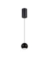 Suspension 5W, noir - 500lm, 3000K, forme cloche, hauteur réglable