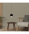 Suspension 5W, noir - 500lm, 3000K, forme cloche, réglable