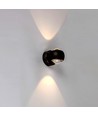10W LED vägglampa - Svart, 3000K, 13,5x10 cm, inomhus, inkl. ljuskälla