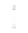 8,5W LED pendel - Ø10cm, hvid, touch on/off, 3000K, inkl. lyskilde