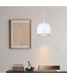 8,5W LED pendel - Ø10cm, hvid, touch on/off, 3000K, inkl. lyskilde