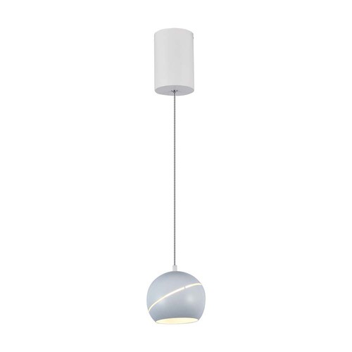 8,5W LED pendel / hengelampe - Ø12-18cm, hvit, touch on/off, 3000K, inkl. lyskilde