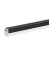 Réglette LED 120cm 40W - 6500K, noir