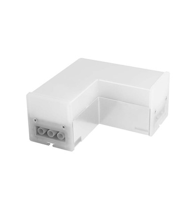 L-koppling för linjära armaturer, 8W - 800lm, 120°, IP20, vit, 6500K