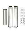 3W rund LED step light, CCT - IP65, sort, aluminium, indbygning til trapper