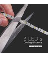 30 LED-stribelys 4.8W - 12V, 3000K, IP20