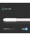 120cm / 16W T5 LED rør - 110lm/W, G5, 6500K, hvit