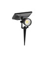 V-Tac zonne-energie tuinlamp - Zwart, COB LED, met spies, IP65