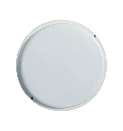 12W Udendørs væg/loftlampe - IP54, Ø15,1cm, Højde 3,8cm, 3000K, skotlampe