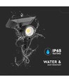 V-Tac zonne-energie tuinlamp - Zwart, COB LED, met spies, IP65