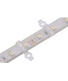 20 pcs. clips de montage transparents pour bande LED - 8mm, compatible avec bandes IP65
