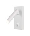 2W LED vægspot - 3000K, hvid